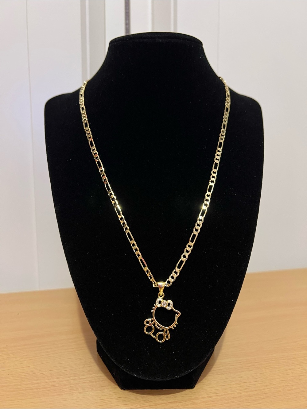 Gold Cat Charm Chain Necklace - Women Jewelry